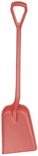 Shovel, Metal Detectable, D Grip, 271 mm,  Red