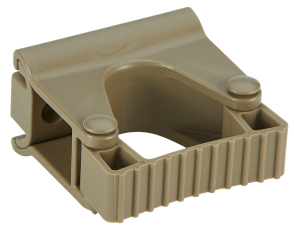 Hygienic Wall Bracket, Grip Band Module, 82 mm, Brown