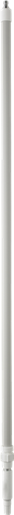 Aluminium Telescopic water fed Handle w/metal coupling (Q), 1600 - 2780 mm, Ø32 mm, White