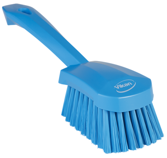 Washing Brush with short handle, 270 mm, Soft, Blue