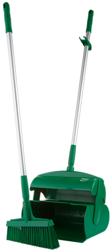 ダストパンセット(フタ付き、ブルーム付き),
370 mm, 緑
