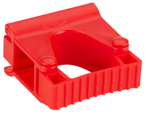 Hygienic Wall Bracket, Grip Band Module, 82 mm, Red