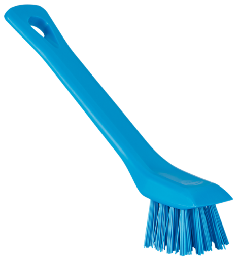 Detail Brush with Scraping Edge, 150 mm, Hard, Blue