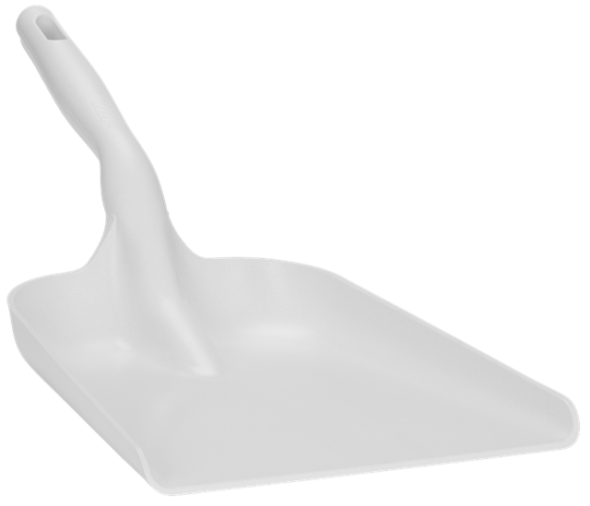 Hand shovel, Metal Detectable, 327 x 271 x 50 mm, 550 mm,  White
