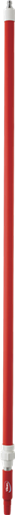 Aluminium Telescopic water fed Handle w/metal coupling (Q), 1600 - 2780 mm, Ø32 mm, Red
