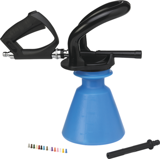 Ergo foam sprayer, incl. jet spray, 1/2"(Q), 2.5 Litre, Blue