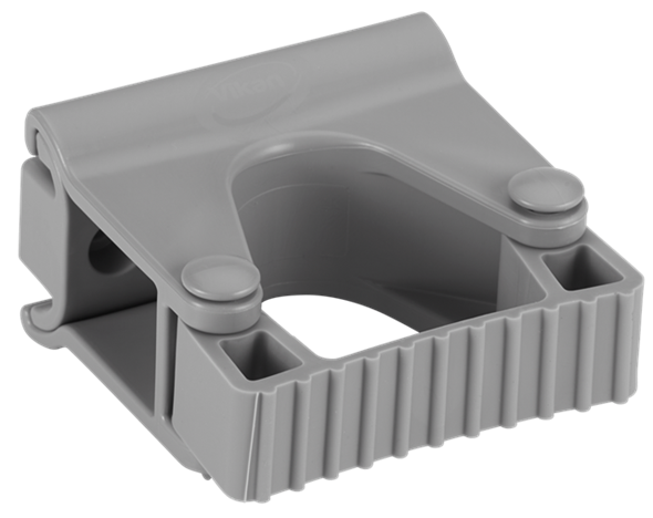 Hygienic Wall Bracket, Grip Band Module, 82 mm, Grey