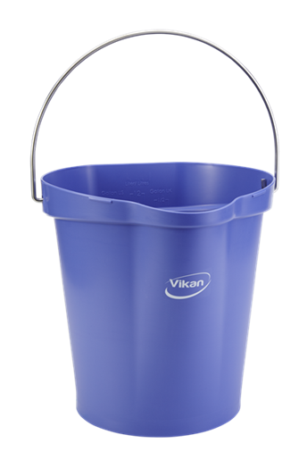 Hygiene Bucket, 12 Litre, Purple