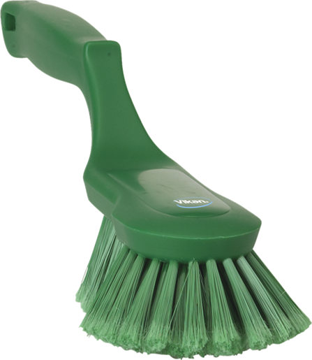 Ergonomic Hand Brush, 330 Mm, Soft Split, Green 