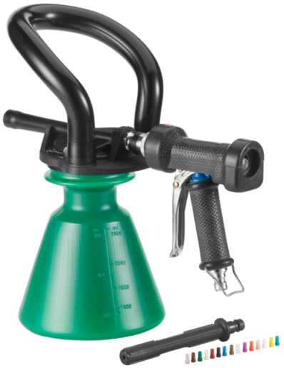Foam sprayer, incl. jet spray, 1/2"(Q), 2.5 Litre, Green