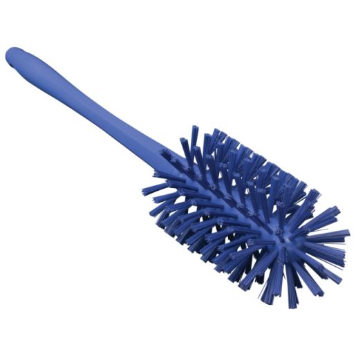 Pipe Brush w/handle, one piece, 3.5", Medium/stiff, Purple