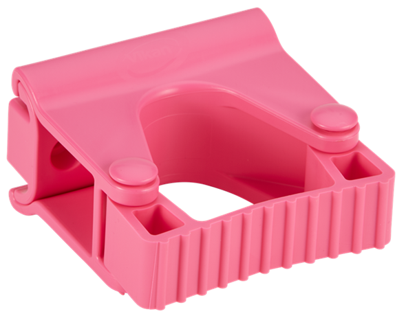 Hygienic Wall Bracket, Grip Band Module, 82 mm, Pink