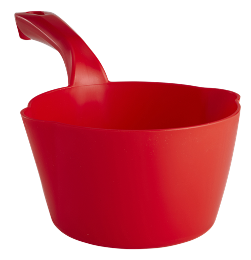 Round Bowl Scoop, 1 Litre, Red