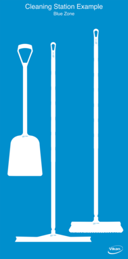 Shadow Board excl. Spacers, White Shadows, H1990mm x W980mm