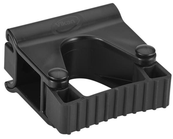 Hygienic Wall Bracket, Grip Band Module, 82 mm, Black