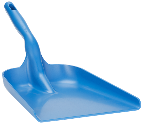 Hand shovel, Metal Detectable, 327 x 271 x 50 mm, 550 mm,  Blue