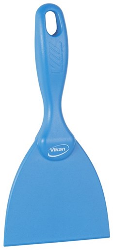 Vikan Hand Scraper, Metal Detectable, 102 mm, Blue