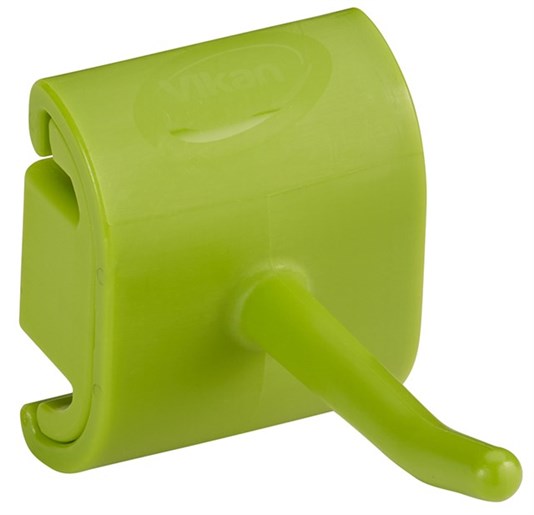 Vikan, Hygienic Wall Bracket, Single Hook Module, 41 mm, Lime