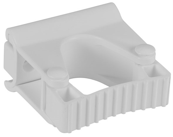 Vikan, Hygienic Wall Bracket, Grip Band Module, 82 mm, White