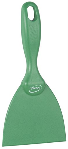 Vikan Hand Scraper, Metal Detectable, 102 mm, Green