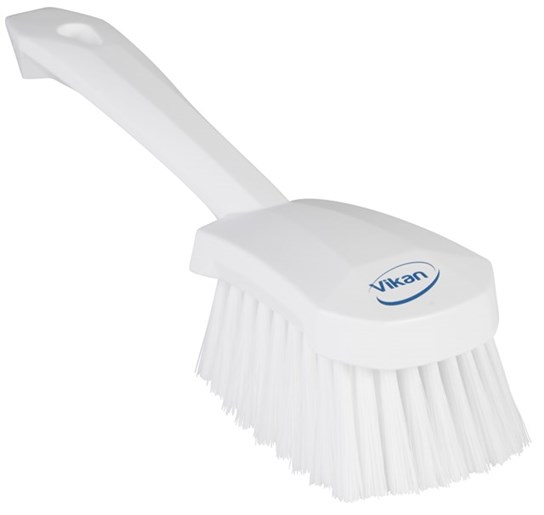 Vikan Washing Brush with short handle, 270 mm, Soft, White