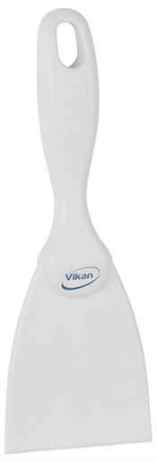 Vikan Hand Scraper, Metal Detectable, 75 mm, White