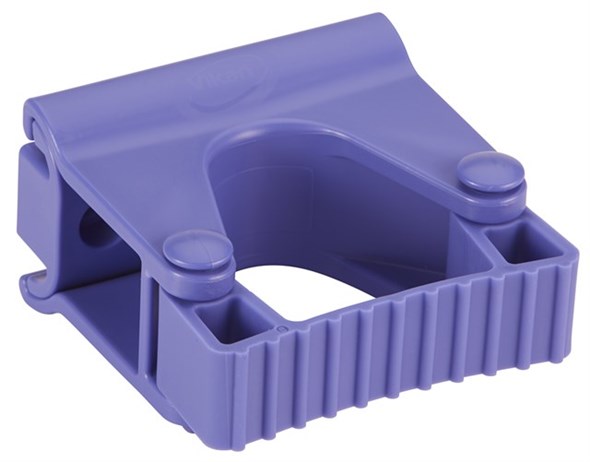 Vikan, Hygienic Wall Bracket, Grip Band Module, 82 mm, Purple