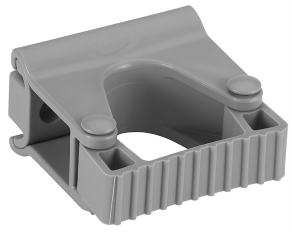 Vikan, Hygienic Wall Bracket, Grip Band Module, 82 mm, Grey