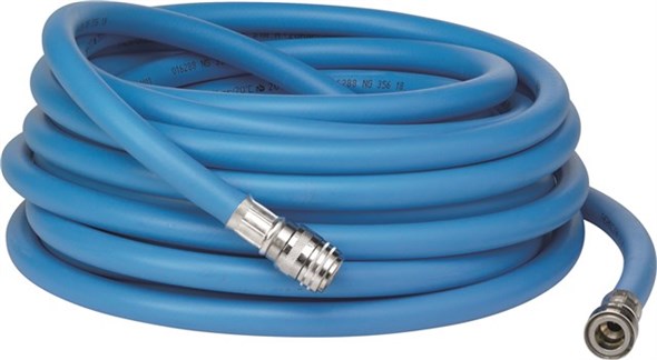 Vikan Hot Water Hose, 1/2"(Q), 15000 mm, Blue
