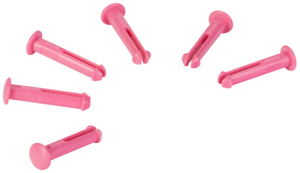 Vikan 6 Spare part pins for 1011x  & 1013x,Pink