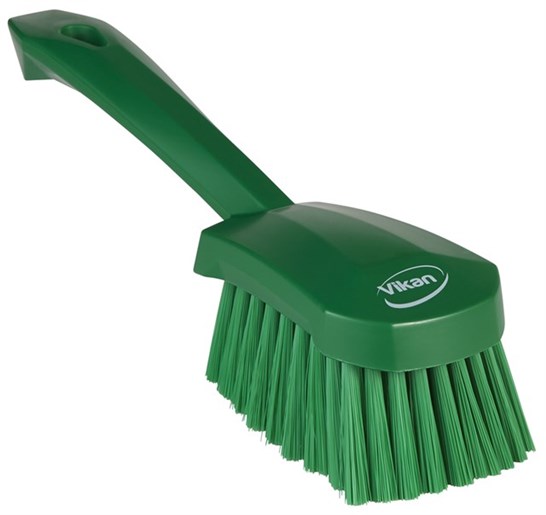Vikan Washing Brush with short handle, 270 mm, Soft, Green