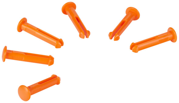 Vikan 6 Spare part pins for 1011x  & 1013x,Orange