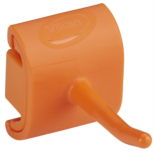 Vikan, Hygienic Wall Bracket, Single Hook Module, 41 mm, Orange