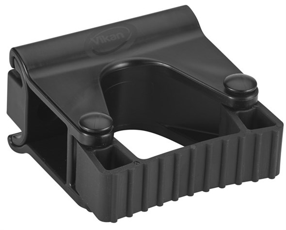 Vikan, Hygienic Wall Bracket, Grip Band Module, 82 mm, Black