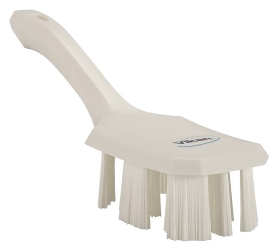 Vikan UST Hand Brush w/short handle, 260 mm, Hard, White